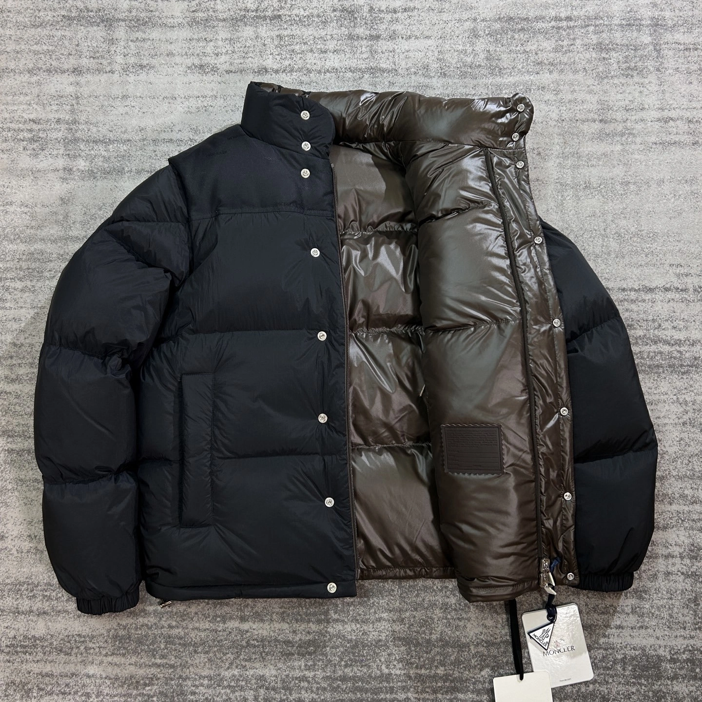 wg.luxury-- 7o9385r Down jacket white goose down reversible 3colour item: E-F443J1220-3H